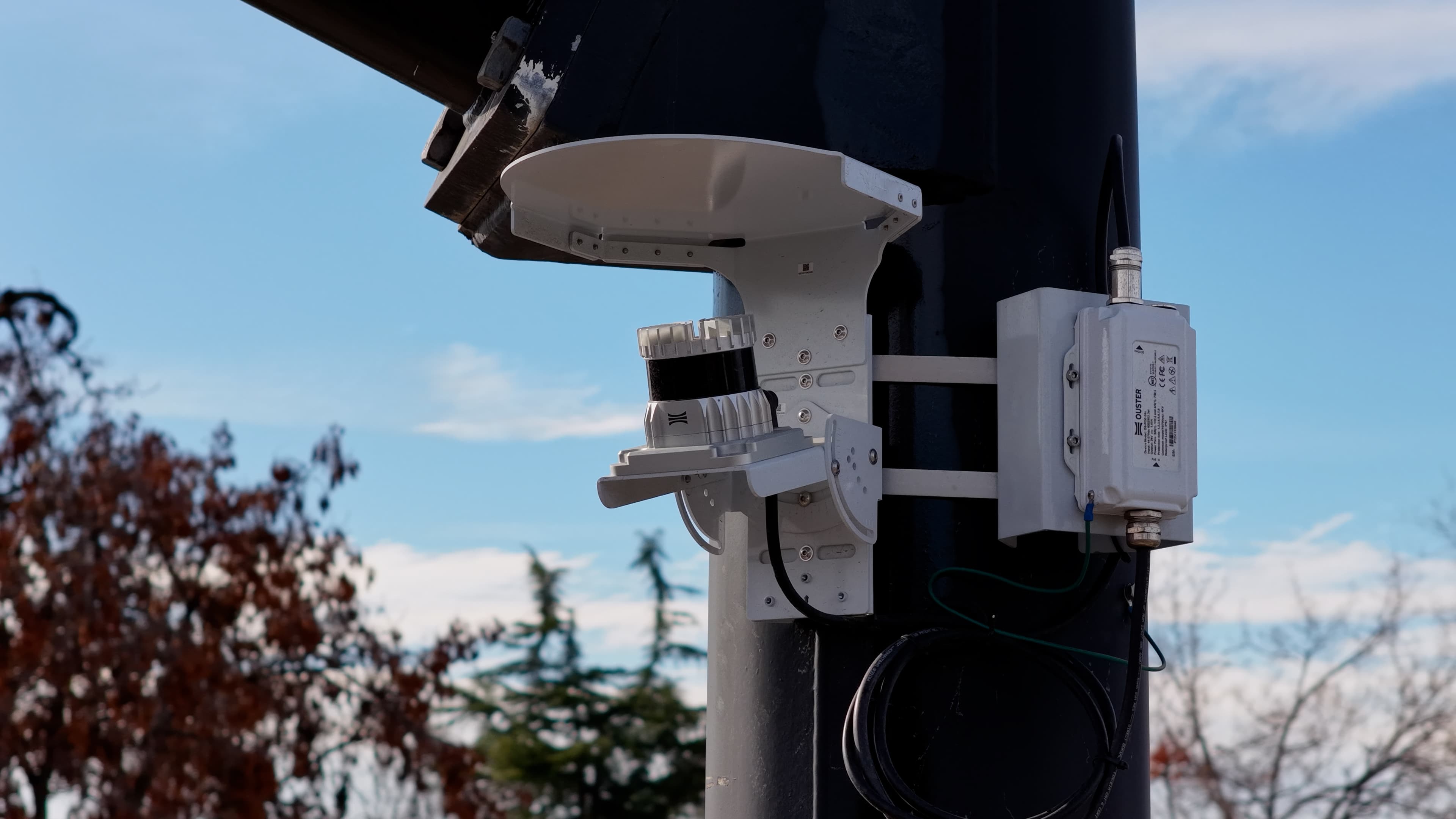 Ouster BlueCity lidar system deployment